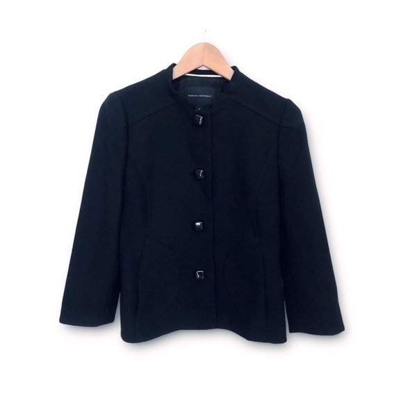 Banana Republic Boxy Wool Jacket - Picture 1 of 16